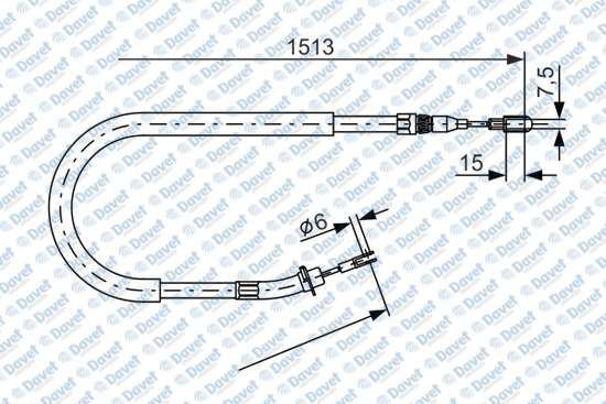 FEBI 21263 El Fren Teli Arka  Sprt.208,308,312,313